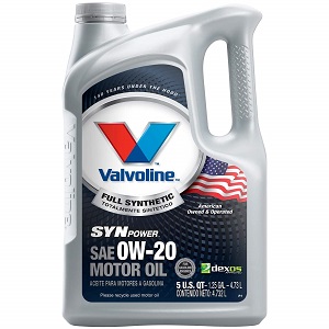 0w-20 synthetic oil valvoline synpower