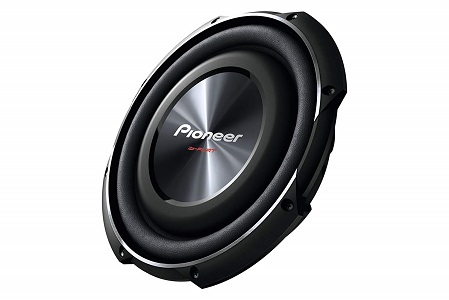 pioneer ts 1,200 watt 10 inch shallow mount subwoofer